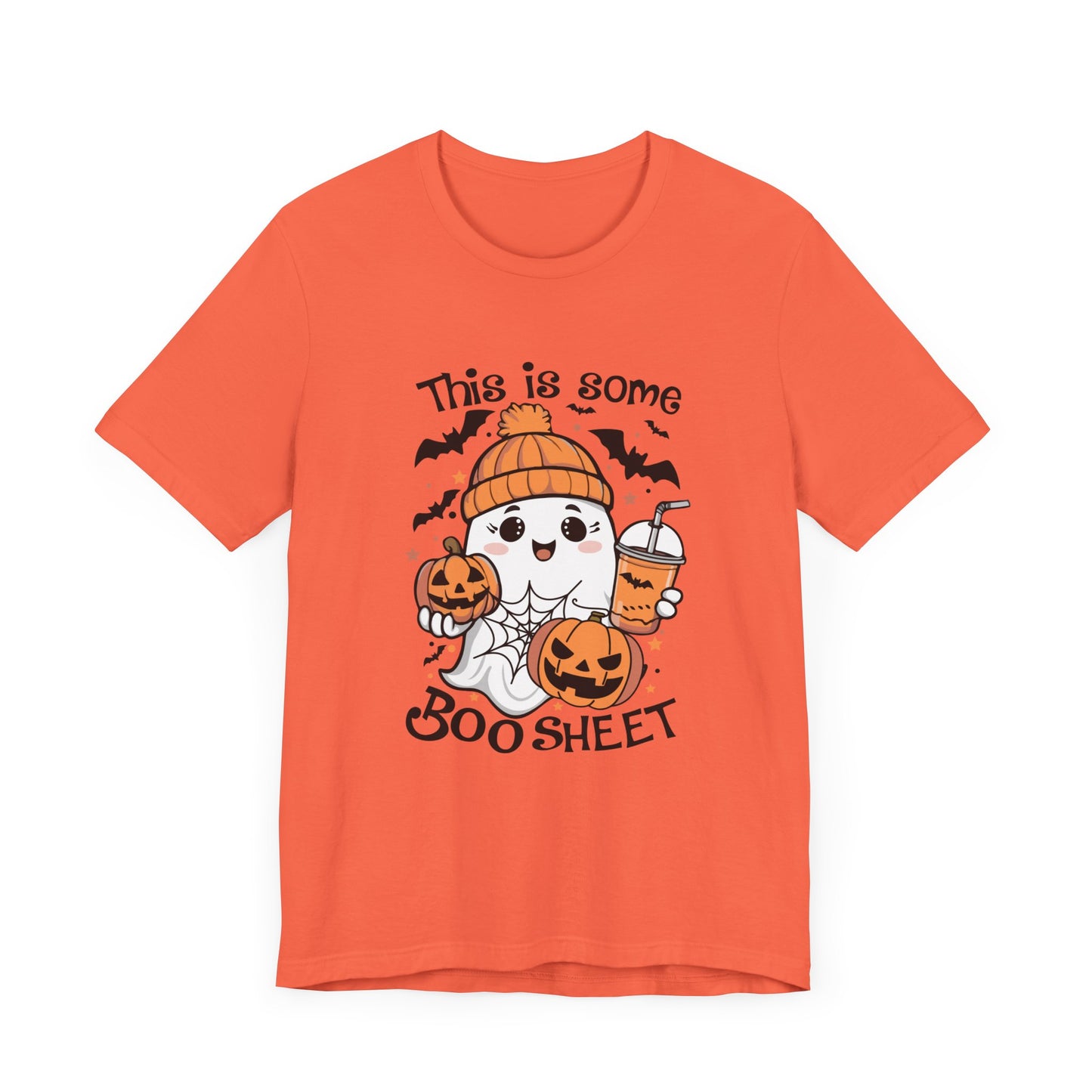 This is Some Boo Sheet Halloween Cotton Jersey Short Sleeve Tee