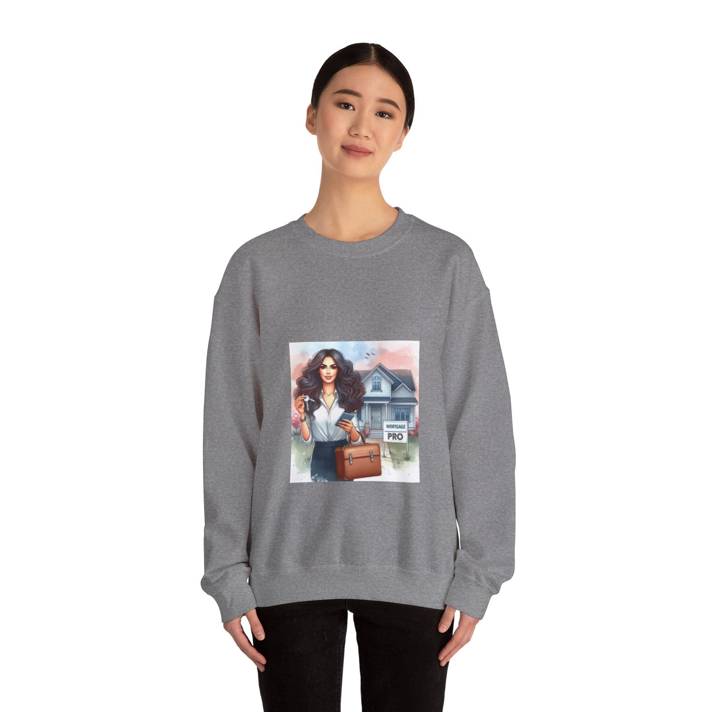 RealtorClosing Deals in Comfort: Realtor Crewneck Sweatshirt | Unisex Heavy Blend™ Crewneck Sweatshirt