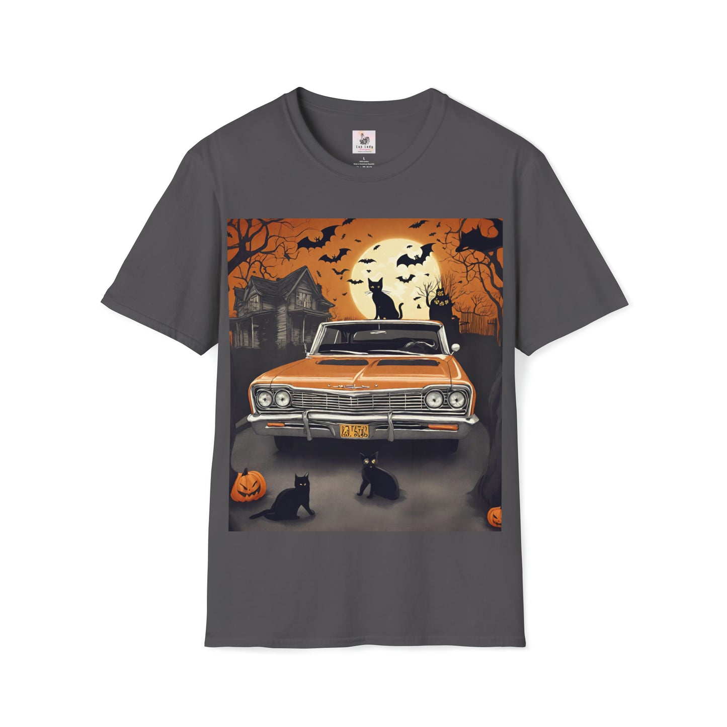 Halloween Unisex Impala Lovers Soft-Style Tee: Classic Comfort with a Haunting Twist!