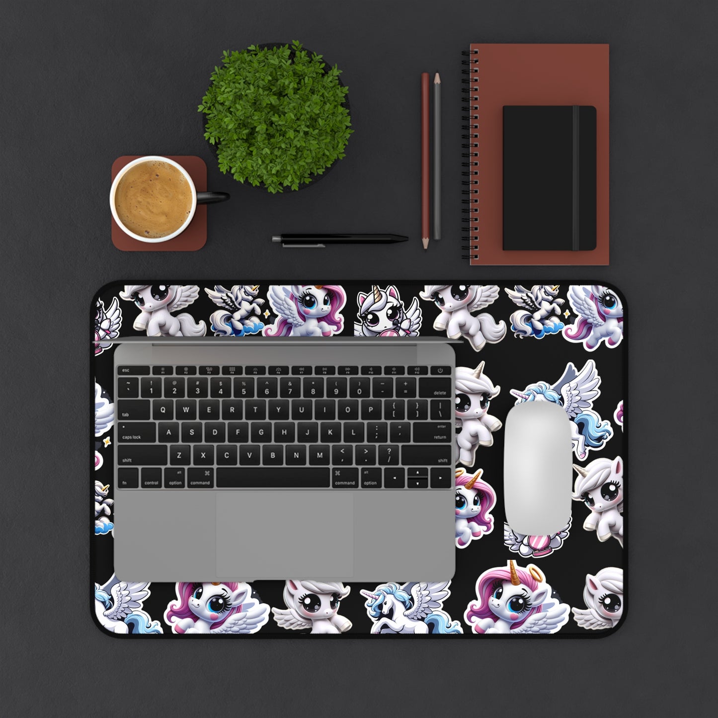 Unicorn Desk Mat Mouse Keyboard Mat