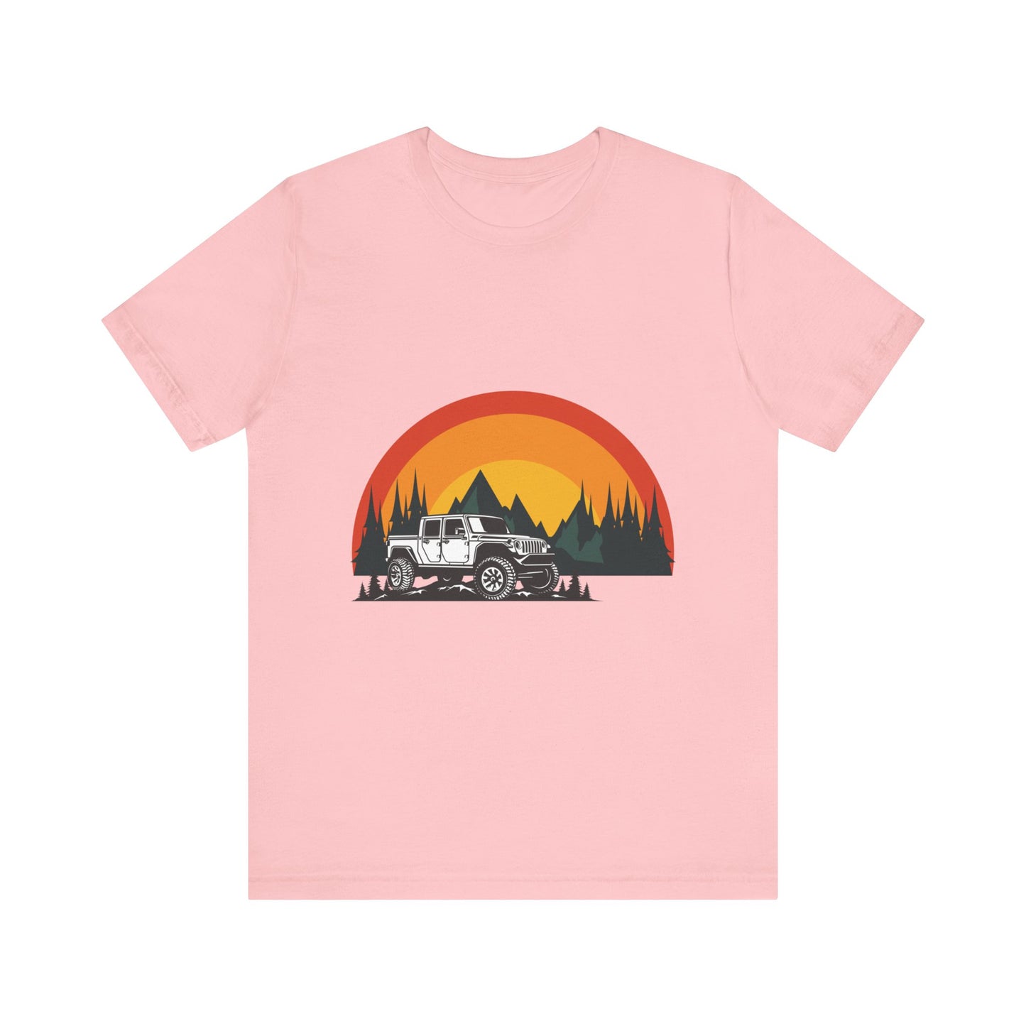 Unisex Jersey Short Sleeve Tee Outdoor Mountain T-Shirt