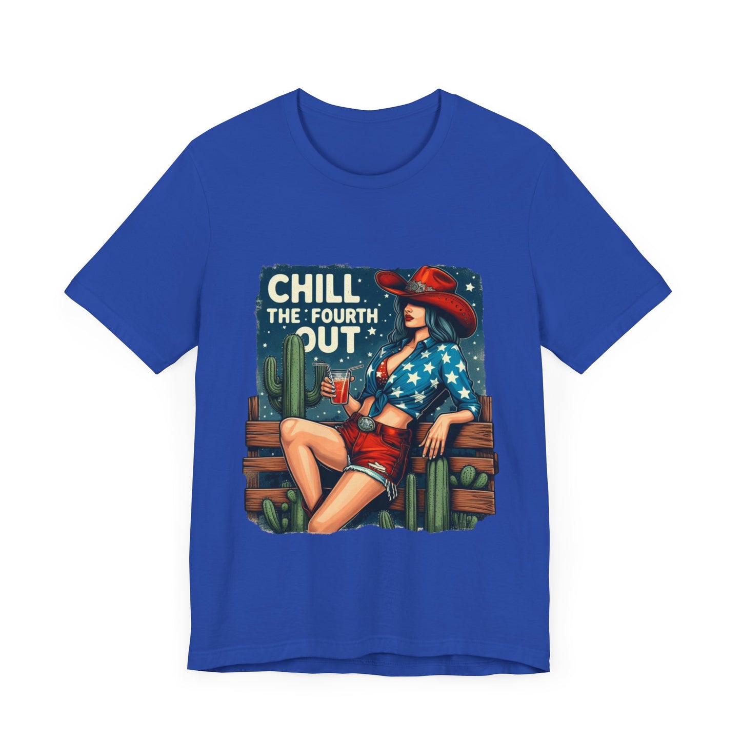 Chill The Fourth Out Unisex Jersey Short Sleeve Tee