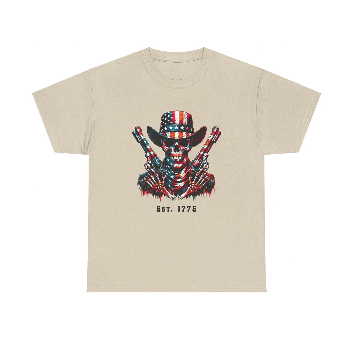 Patriotic Style for All: Unisex Heavy Cotton Tee (4th of July)