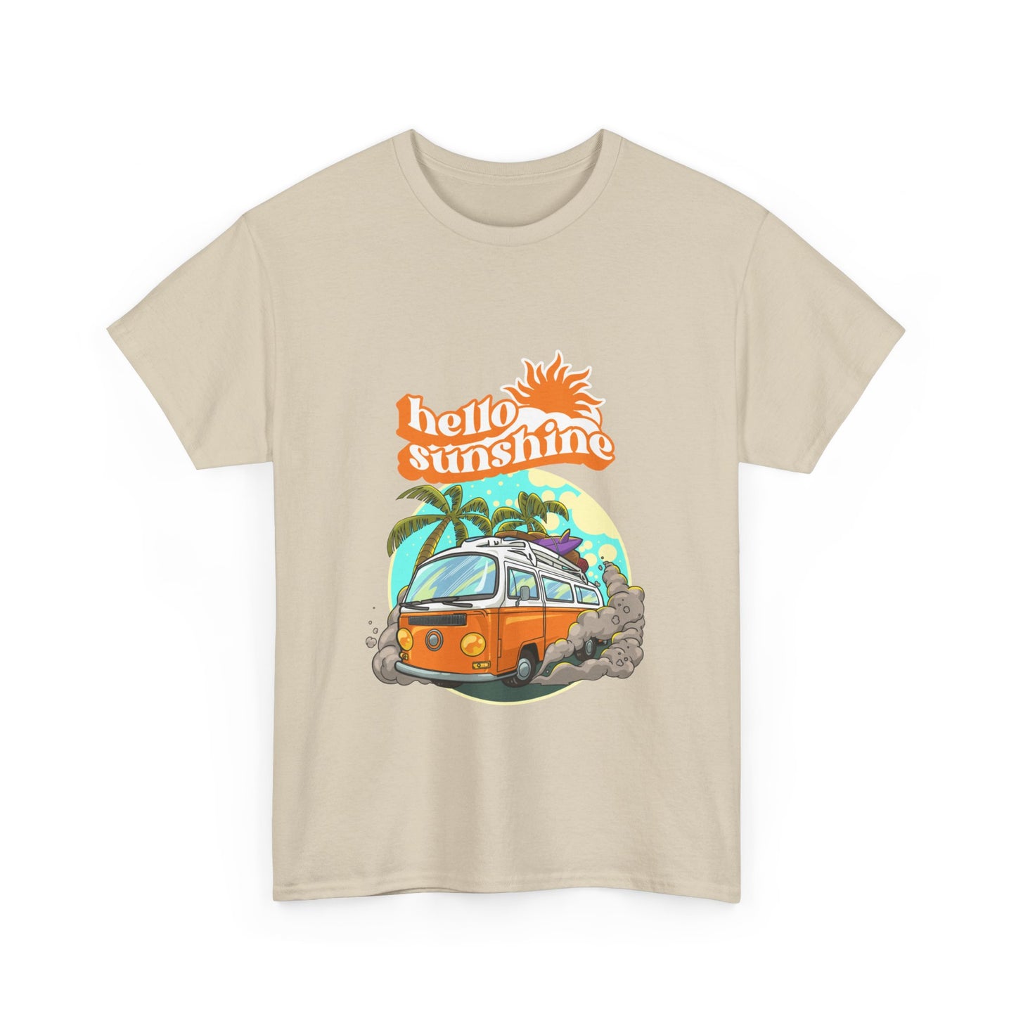 Beach Ready Unisex Heavy Cotton Tee Hello Sunshine