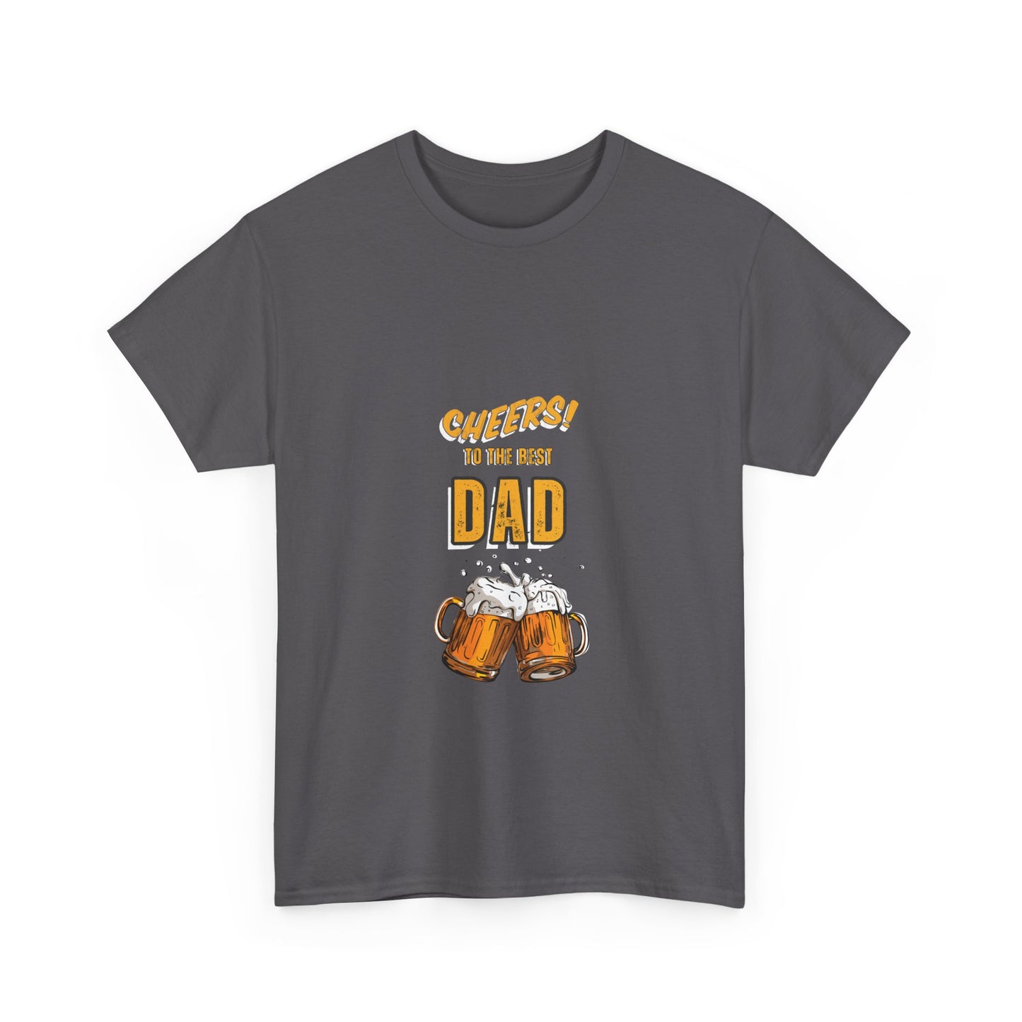 Cheers to the Best Dad Heavy Cotton Tee