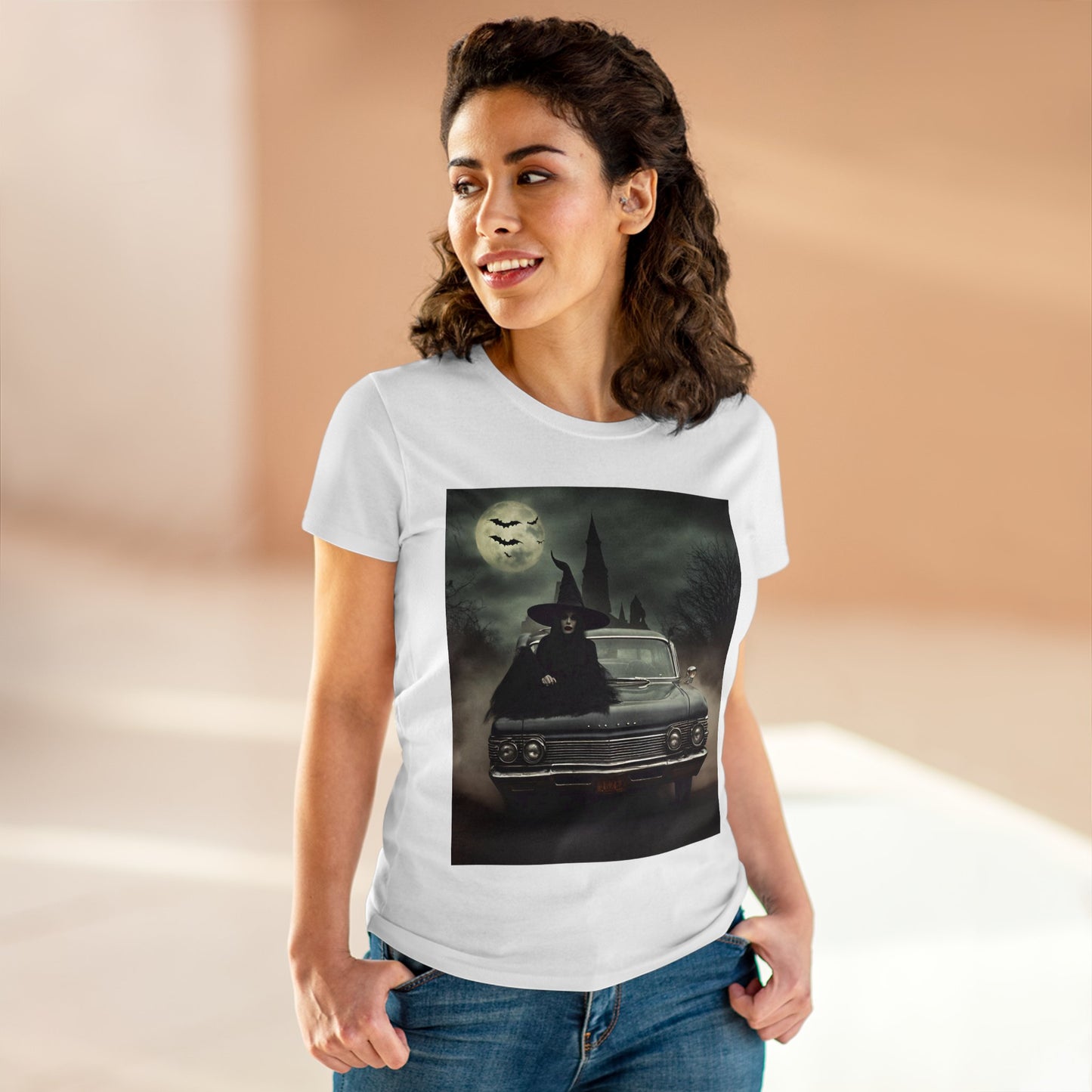 Halloween Women's Midweight Cotton Tee