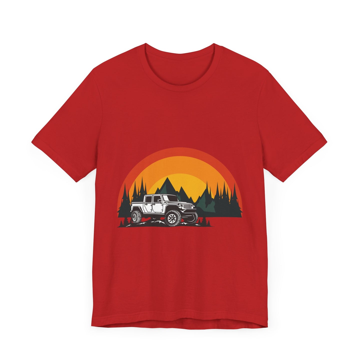 Unisex Jersey Short Sleeve Tee Outdoor Mountain T-Shirt