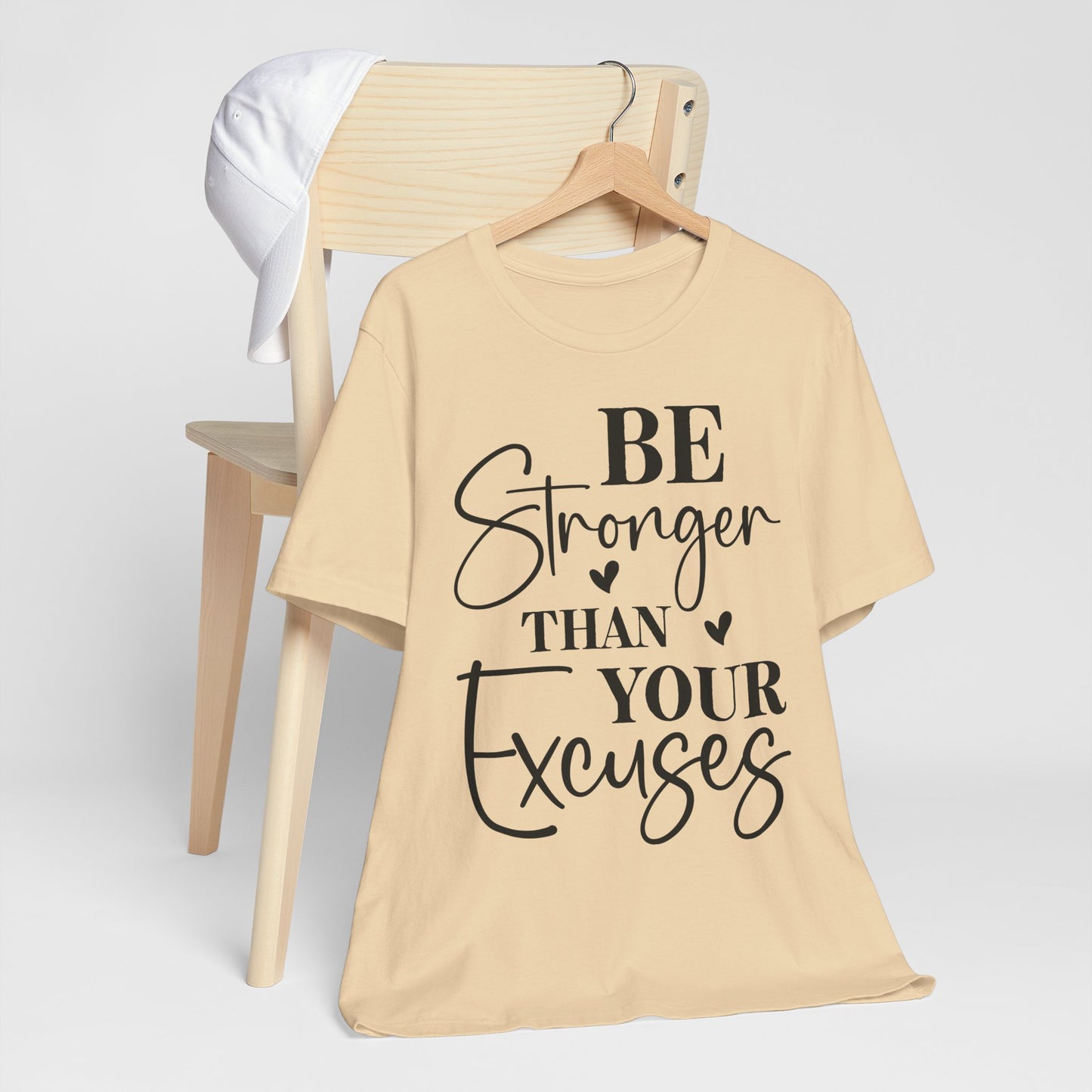 Women's Be Stronger than your Excuses Jersey Short Sleeve Tee