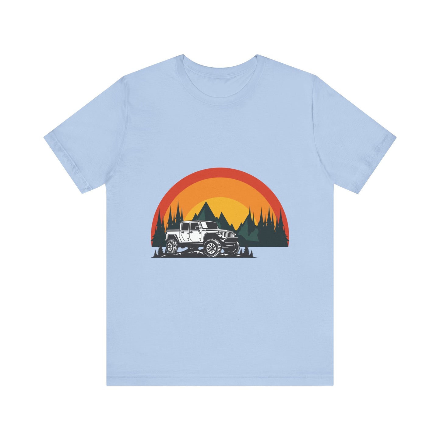 Unisex Jersey Short Sleeve Tee Outdoor Mountain T-Shirt