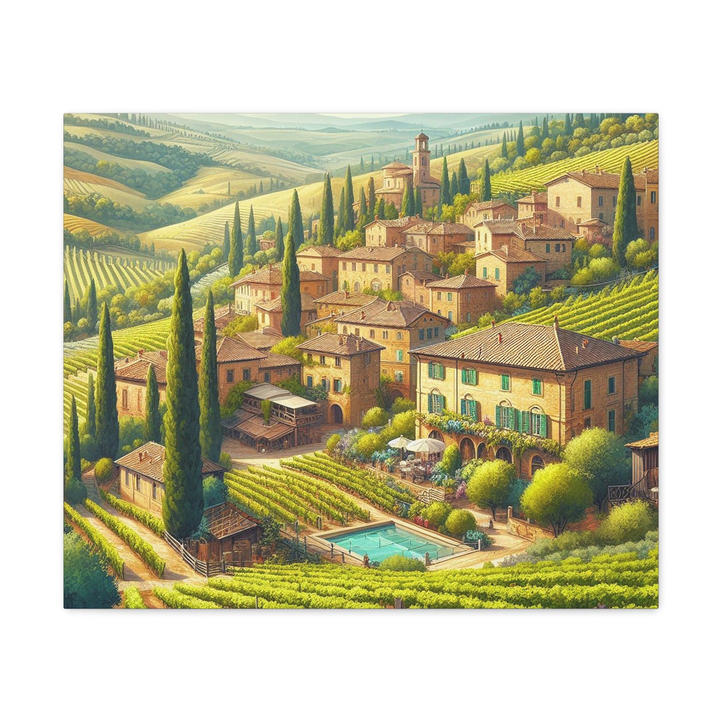 Tuscany Views Canvas: Capture the Beauty of Italy (Unique Wall Art)