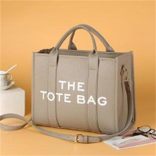 The Tote Bag For Women Crossbody Female Handbag New Solid Words Letter Leisure Large Bag Luxury Fashion Bag Designer