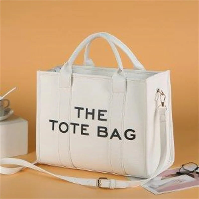 The Tote Bag For Women Crossbody Female Handbag New Solid Words Letter Leisure Large Bag Luxury Fashion Bag Designer